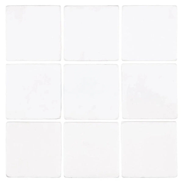 Thassos White 4X4 Marble Tumbled