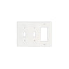 Thassos White Marble Double TOGGLE - ROCKER Switch Wall Plate/Cover Plate/Switch Plate