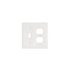 Thassos White Marble TOGGLE - DUPLEX Switch Wall Plate/Cover Plate/Switch Plate