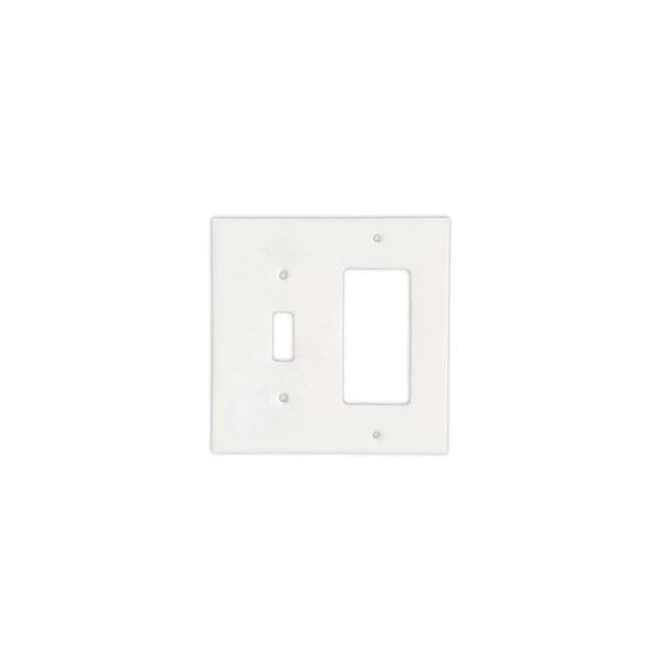 Thassos White Marble TOGGLE - ROCKER Switch Wall Plate/Cover Plate/Switch Plate