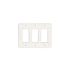 Thassos White Marble Triple ROCKER Plate Switch Wall Plate / Cover Plate / Switch