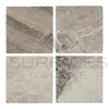 Tundra Gray 12X12 Marble Tumbled - SurfacesGalore