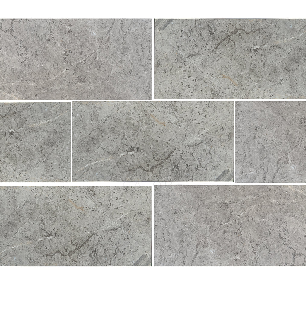 Tundra Gray 12X24 Marble Polished - Honed - SurfacesGalorePolished