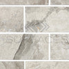 Tundra Gray 2X4 Marble Mosaic Tumbled