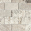 Tundra Gray 2X4 Marble Mosaic Tumbled