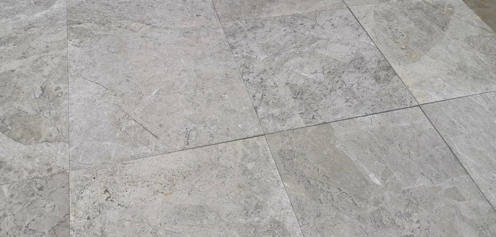 Tundra Gray 2X4 Marble Mosaic Tumbled