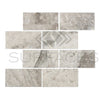 Tundra Gray 3X6 Marble Tumbled - SurfacesGalore