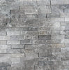 Tundra Gray 5/8X2 Brick Marble Mosaic Split - Faced - SurfacesGalore