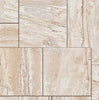 Valerenga Premium Travertine 4 pcs Versailles Pattern/French Pattern Set Unfilled and Brushed - Chiseled - SurfacesGalore