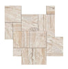 Valerenga Travertine 4 pcs Versailles Pattern/French Pattern Set Unfilled, Brushed and Chiseled