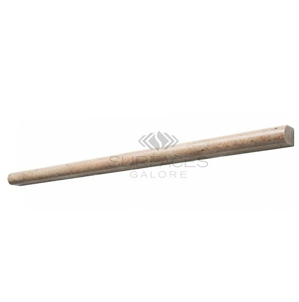 Walnut Travertine 1/2X12 Pencil Liner