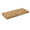 Walnut Travertine 12X24 Pool - Coping (3 or 5 cm Thickness) Tumbled - SurfacesGalore3 cm (1.18 inches)