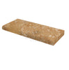 Walnut Travertine 12X24 Pool - Coping (3 or 5 cm Thickness) Tumbled - SurfacesGalore3 cm (1.18 inches)