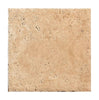 Walnut Travertine 16X16 Unfilled, Brushed and Chiseled-Edge