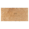 Walnut Travertine 16X24 Unfilled, Brushed and Chiseled - Edge - SurfacesGalore