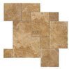 Walnut Travertine 4 pcs Versailles Pattern/French Pattern Set