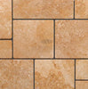 Walnut Travertine 4 pcs Versailles Pattern/French Pattern Set