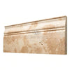 Walnut Travertine 5X12 Baseboard Trim Liner - SurfacesGalore