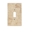 Walnut Travertine Single TOGGLE Plate Switch Wall Plate/Cover Plate/Switch Plate