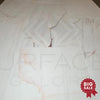 White Dolomite with Red 12X24 Polished Tile 170 Sq.Ft. - Discounted, Marble/Travertine Clearance Sale - SurfacesGalore