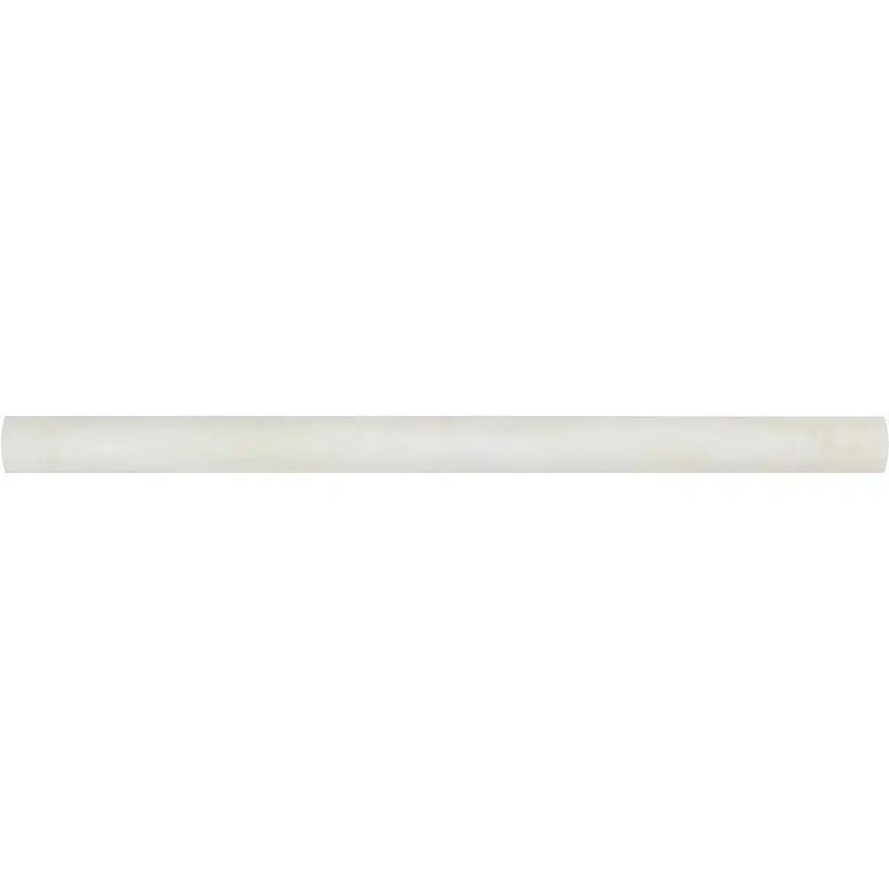 White Onyx (Bianco-Vanilla) 3/4X12 Bullnose Liner Marble Polished