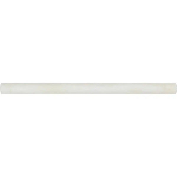 White Onyx (Bianco-Vanilla) 3/4X12 Bullnose Liner Marble Polished