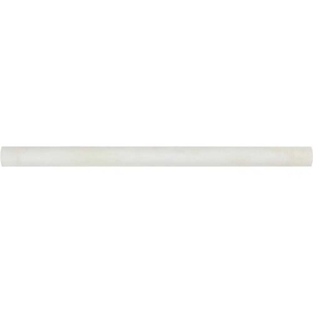 White Onyx (Bianco - Vanilla) 3/4X12 Bullnose Liner Premium Marble Polished - SurfacesGalore