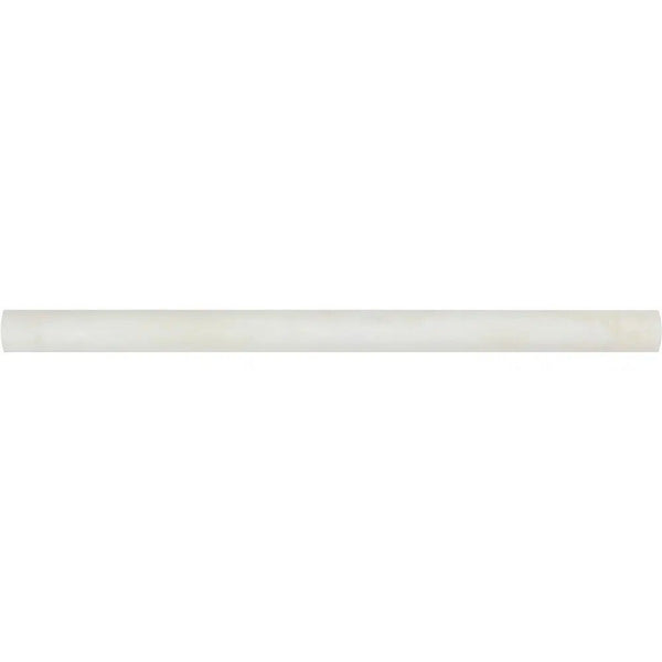 White Onyx (Bianco - Vanilla) 3/4X12 Bullnose Liner Premium Marble Polished - SurfacesGalore