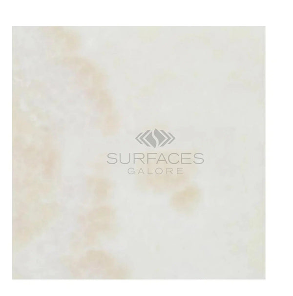 White Onyx (Bianco - Vanilla) Cross - Cut 12X12 Premium Marble Polished - SurfacesGalore