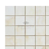 White Onyx (Bianco - Vanilla) Cross - Cut 2X2 Premium Mosaic Marble Polished - SurfacesGalore