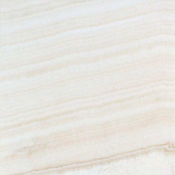 White Onyx (Bianco - Vanilla) Vein - Cut 18X18 Premium Marble Polished - SurfacesGalore