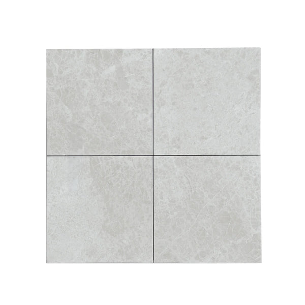 White Pearl/Botticino Beige Marble 12X12 Polished-Honed