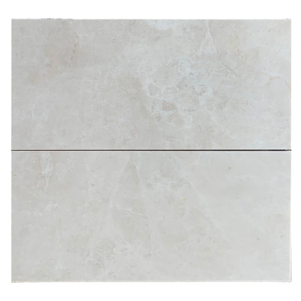 White Pearl/Botticino Beige Marble 12X24 Polished-Honed