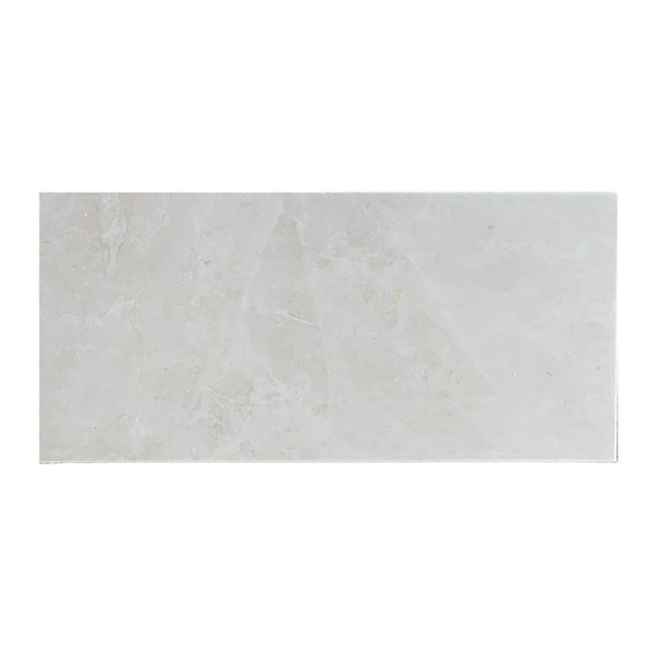 White Pearl/Botticino Beige Marble 12X24 Polished-Honed