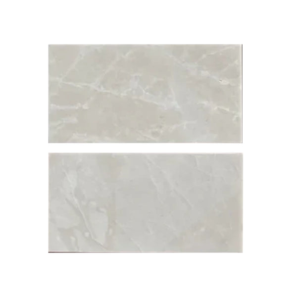 White Pearl/Botticino Beige Marble 3X6 Polished-Honed