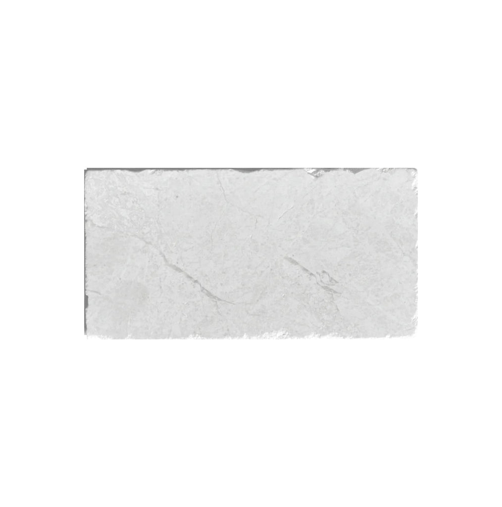 White Pearl/Botticino Beige Marble 3X6 Tumbled