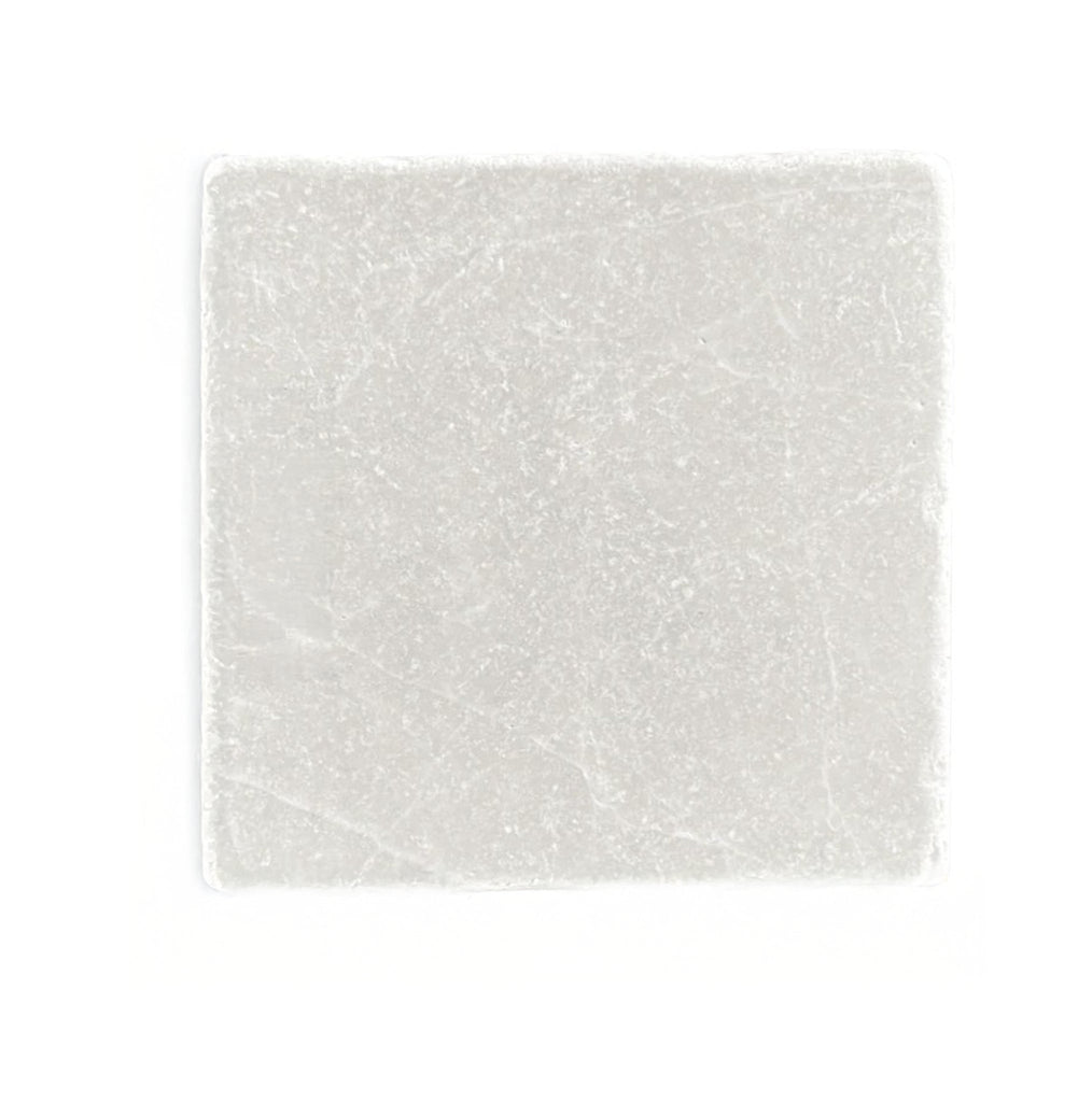 White Pearl/Botticino Beige Marble 6X6 Tumbled