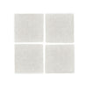 White Pearl/Botticino Beige Marble 6X6 Tumbled