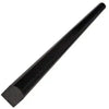 Black metal chisel showcased with Absolute Black 1/2X12 Pencil Liner Granite Mosaic Polished