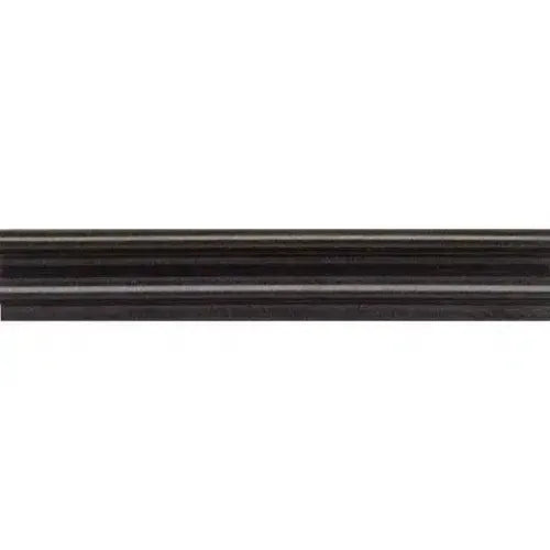 Dark brown wooden molding in Absolute Black 2X12 OG-1 Single-Step Chair Rail Trim