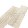 Alabastrino Rustic White Vein-Cut Travertine 12x24 Filled Polished Floor Tiles