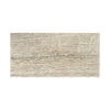 Textured beige stone tile of Alabastrino Rustic White Vein-Cut Travertine 12X24