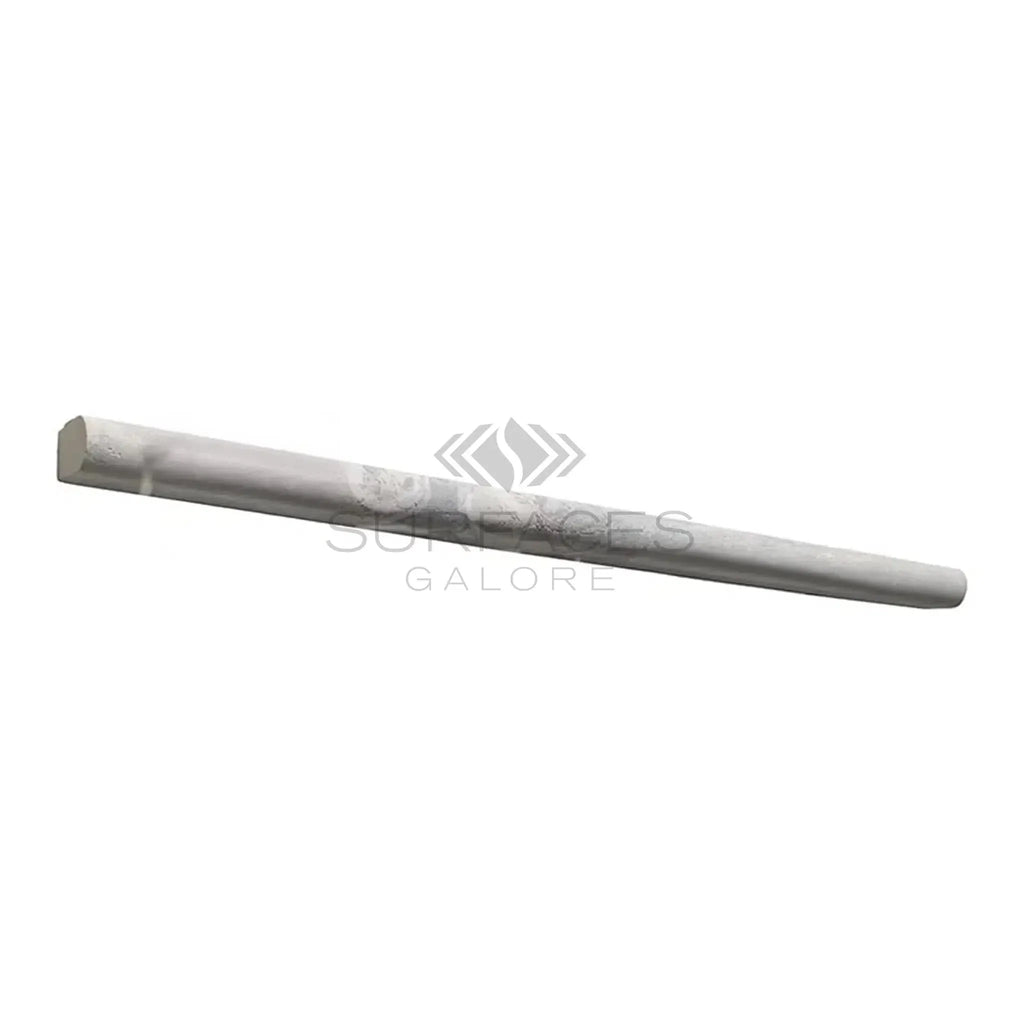 Gray Marble Pencil Liner from Atlantic Gray Marble 1/2X12 Polished or Honed Finish