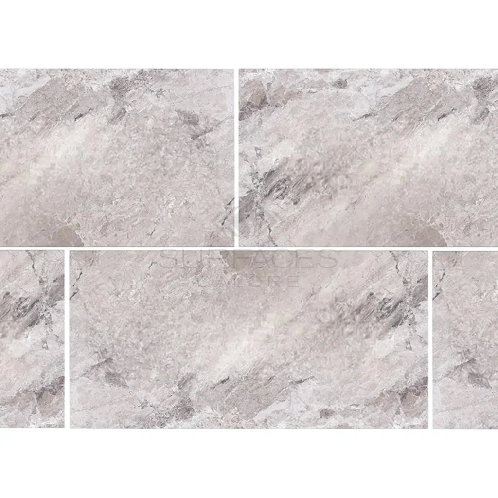 Atlantic Gray Marble 12X24 Polished or Honed tile arrangement for elegant interiors