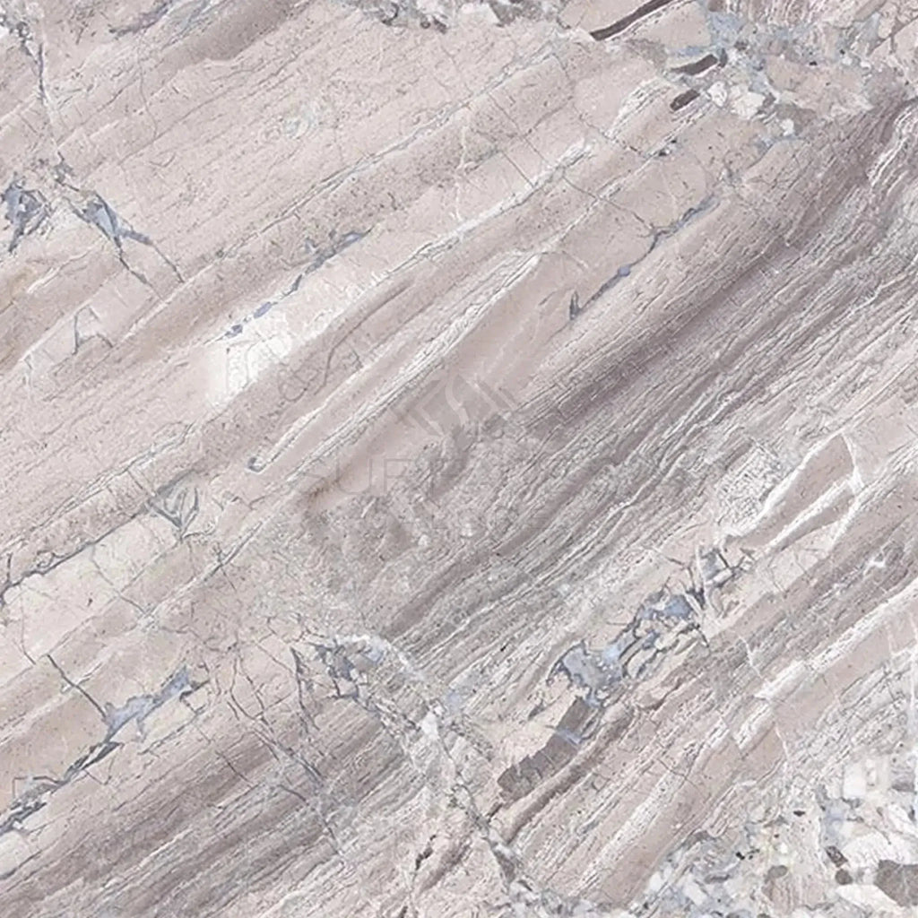 Veined gray marble slab Atlantic Gray Marble 18X18 polished or honed surface