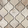 Atlantic Gray Marble 3-Inch Lantern Mosaic Pattern in Polished or Honed Finish