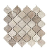 Arabesque Atlantic Gray Marble 3 inch Lantern Mosaic tile in polished or honed finish