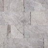 Gray marble tile pattern of Atlantic Gray Marble 4XFree-Length Tile Split-Faced