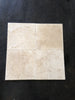 Ivory (Light) Travertine 8X16 (Cross-Cut) Unfilled, Brushed and Chiseled