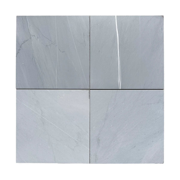 Four Gray Marble Tiles of Bardiglio Imperiale 12X12 Polished or Honed Finish